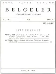 Belgeler 33. Sayı