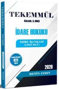 Tekemmül İdare Hukuku Soru Bankası