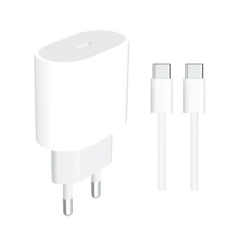 İQ-20T 20 Watt PD Charger + Type-C to Type-C Kablo