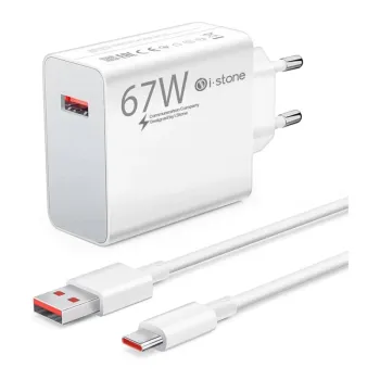 STN67 67W Turbo Şarj Adaptörü + Usb To Type-C Kablo