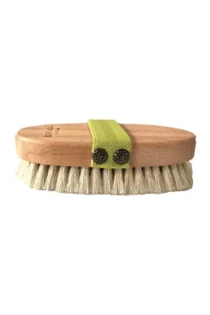 %100 Doğal At Kılı Vücut Fırçası Ahşap