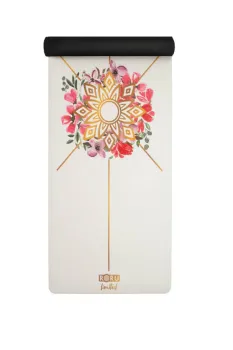 Sun Series Kaydırmaz 5mm Yoga Matı- Printed Flower