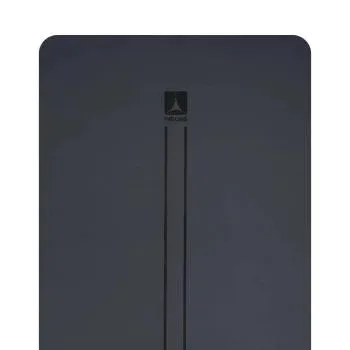Çift Çizgi Tasarımlı 5mm Kauçuk Yoga Pilates Mat Siyah-Teşhir Ürünü