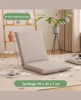 Meditasyon Sandalyesi- Kademeli-Taş Rengi