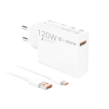 STN120 120W Turbo Şarj Adaptörü + Usb To Type-C Kablo