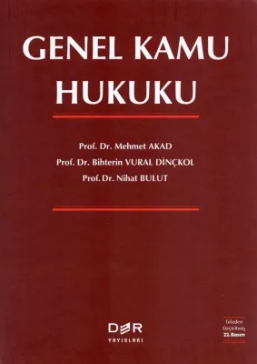 GENEL KAMU HUKUKU ( Ciltli )
