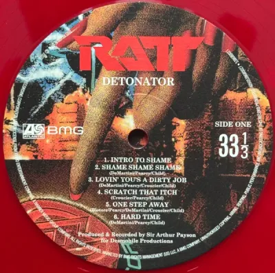 Ratt – Detonator (Red Vinyl) LP