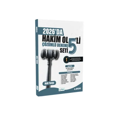 2026’da Hakim Ol 5’li Adli Yargı Çözümlü Deneme Seti