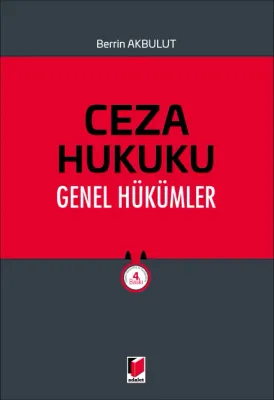 Ceza Hukuku Genel Hükümler