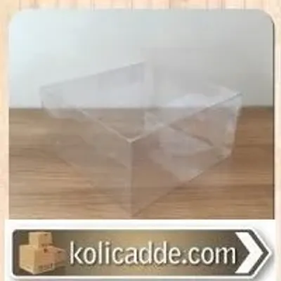 Şeffaf Asetat Kutu 20x20x8 cm