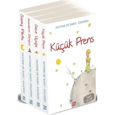 Antoine De Saint Exupery 4'lü Set - Küçük Prens