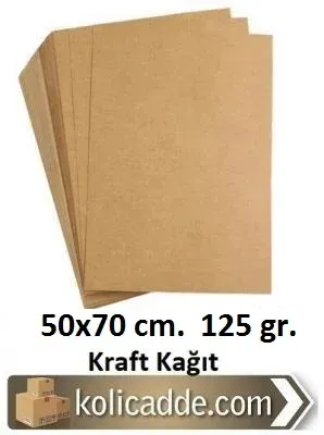 Kraft Kağıt 50x70 cm. 125 gr/m² 100 Adet