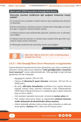 TAHLİL İdare Hukuku Konu Anlatım Kitabı Okan Arslan TAHLİL İdare Hukuku Konu Anlatım Kitabı Okan Arslan