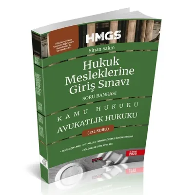 HMGS Avukatlık Hukuku Soru Bankası Sinan Sakin