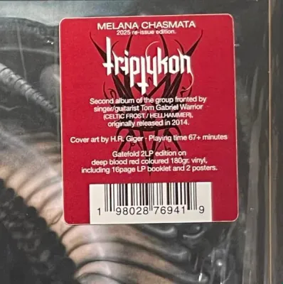 Triptykon – Melana Chasmata (deep blood red vinyl) LP Triptykon – Melana Chasmata (deep blood red vinyl) LP