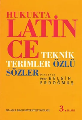 Hukukta Latince Teknik Terimler Sözlüğü