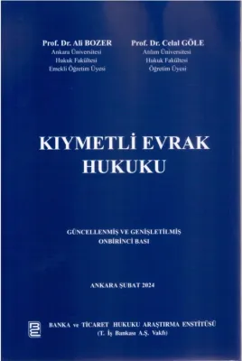 KIYMETLİ EVRAK HUKUKU 11.baskı