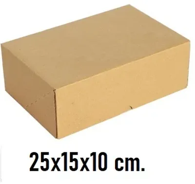 Kilitli Karton Kutu 25x15x10 cm Tesliner