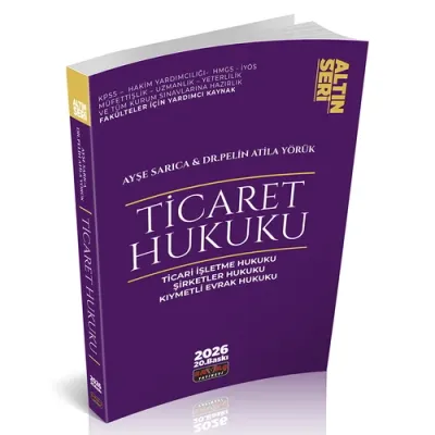 Ticaret Hukuku Konu Anlatımı
