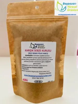 KARIŞIK SEBZE KURUSU 500 GR KARIŞIK SEBZE KURUSU 500 GR