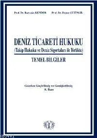 Deniz Ticareti Hukuku Temel Bilgiler