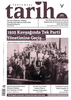 Toplumsal Tarih Dergisi Ekim 2025 Sayı:382