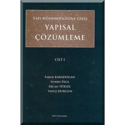 Yapısal Çözümleme Cilt: 1