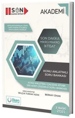 Son Dakika Mikro Makro İktisat Konu Anlatımlı Soru Bankası 3. Baskı