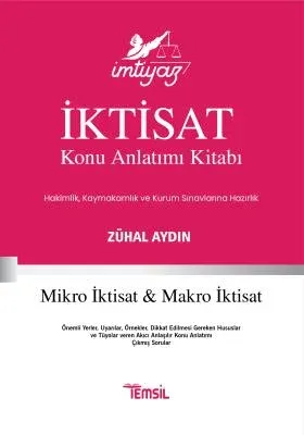 İmtiyaz Mikro İktisat ve Makro İktisat Konu Anlatımı Kitabı