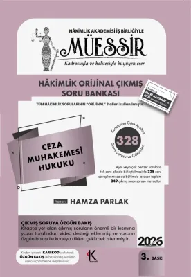 Müessir İdari Yargı Ön Sınavına (İYÖS) Ceza Muhakemesi Hukuku Hamza Pa Müessir İdari Yargı Ön Sınavına (İYÖS) Ceza Muhakemesi Hukuku Hamza Pa