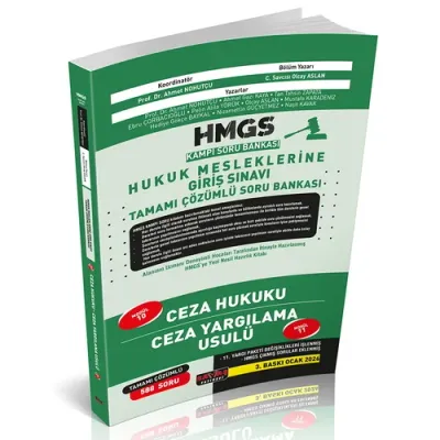 HMGS Kampı Ceza Hukuku Ceza Yargılama Usulü Soru Bankası 3.Baskı