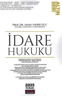 İdare Hukuku Konu Anlatımı 33.BASKI