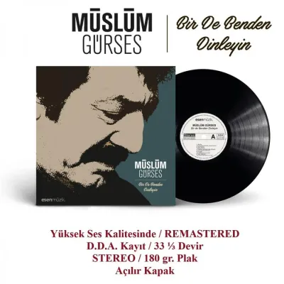 Müslüm Gürses - Bir De Benden Dinleyin LP