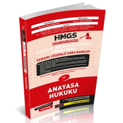 HMGS Kampı Anayasa Hukuku Soru Bankası 3.Baskı Ahmet Nohutçu