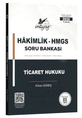 İMTİYAZ Ticaret Hukuku Soru Bankası