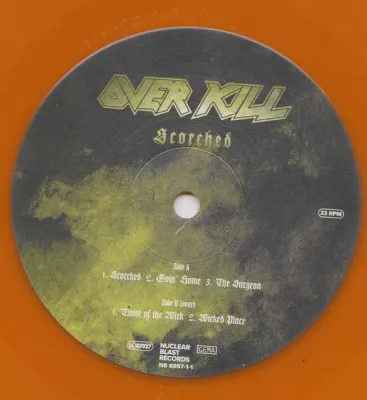 Overkill – Scorched (Orange Vinyl) LP