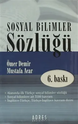 Sosyal Bilimler Sözlüğü (Ciltli) Ömer Demir