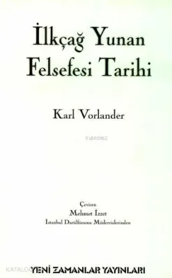 İlk Çağ Yunan Felsefesi Tarihi