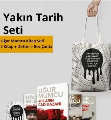 Uğur Mumcu Yakın Tarih Seti - Bez Çanta Hediyeli