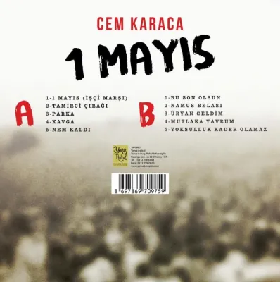 Cem Karaca - 1 Mayıs LP Cem Karaca - 1 Mayıs LP