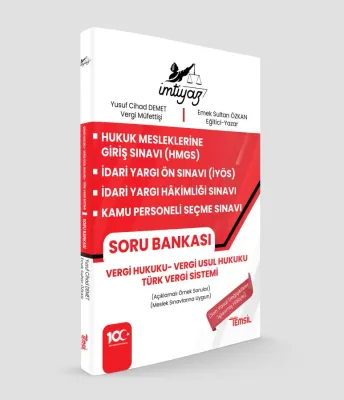 İMTİYAZ HMGS - İYÖS- İYHS - KPSS Vergi Soru Bankası