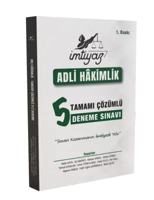 İmtiyaz Adli Hâkimlik 5'li Deneme