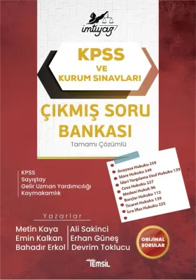 İmtiyaz KPSS ve Kurum Sınavları Çıkmış Soru Bankası Metin Kaya İmtiyaz KPSS ve Kurum Sınavları Çıkmış Soru Bankası Metin Kaya