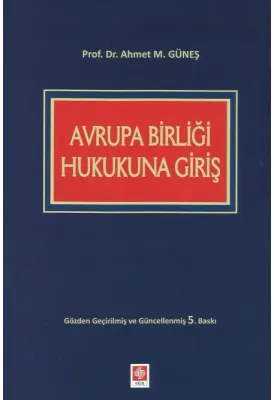 Avrupa Birliği Hukukuna Giriş