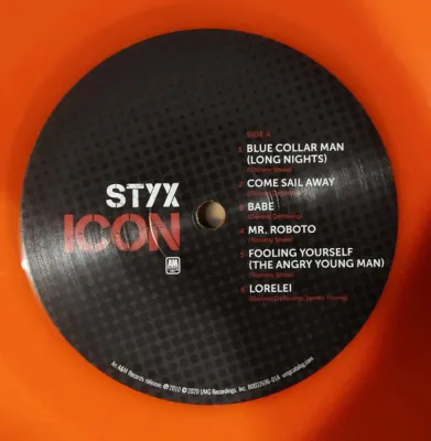 Styx – Icon (Translucent Orange Vinyl) LP Styx – Icon (Translucent Orange Vinyl) LP