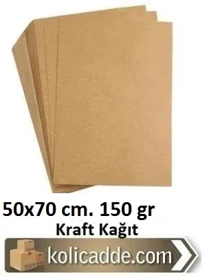 Kraft Kağıt 50x70 cm. 150 gr/m² 50 Adet