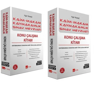 Kaim Makam Sınav Mevzuatı Konu Çalışma Kitabı