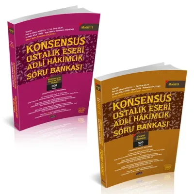 KONSENSUS Ustalık Eseri Adli Hakimlik Soru Bankası Ahmet Nohutçu KONSENSUS Ustalık Eseri Adli Hakimlik Soru Bankası Ahmet Nohutçu