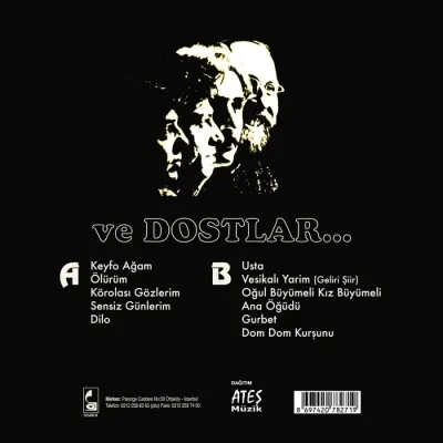Edip Akbayram Dostlar - 1985 LP