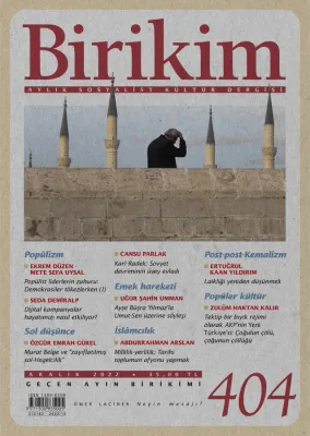 Birikim Dergisi Aralık 2022 Sayı:404